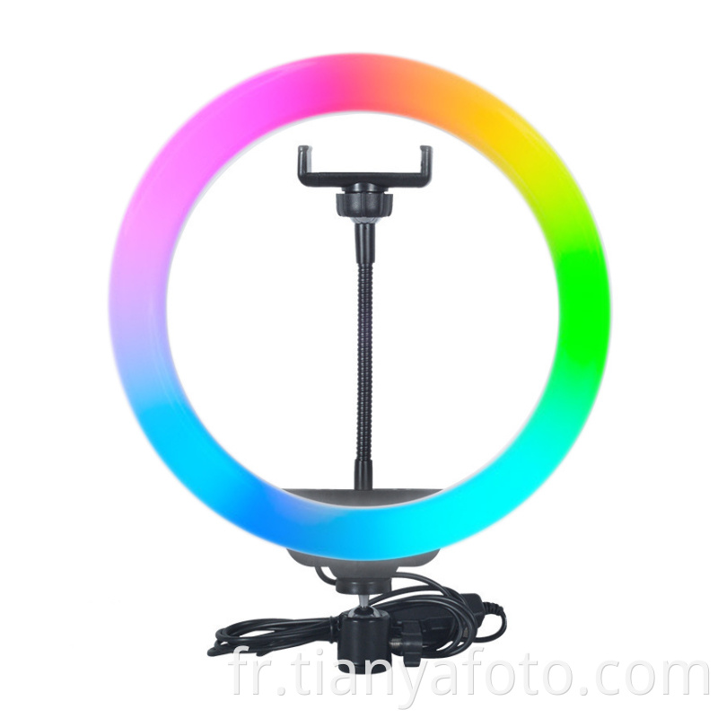 Haute Qualité 10 pouces Photo Vidéo Led/RGB Maquillage Beaty Lampe Appareil Photo Mini Anneau Lumineux